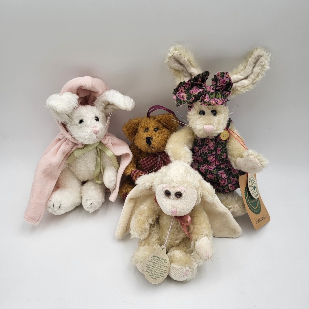 Vintage Boyds Bears Plush Lot of 4 Bears 5-6" Tall